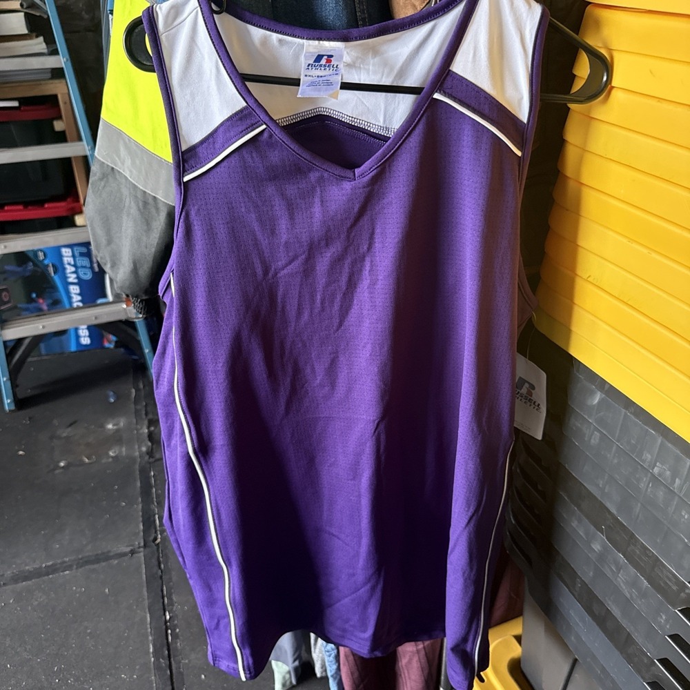 Russell Athletic Women's Sports Tank Top Jersey, Size 2xl